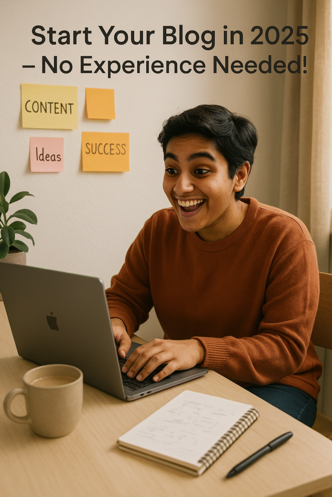 How to Start a Blog in 2025 (No Tech Skills Needed!)
