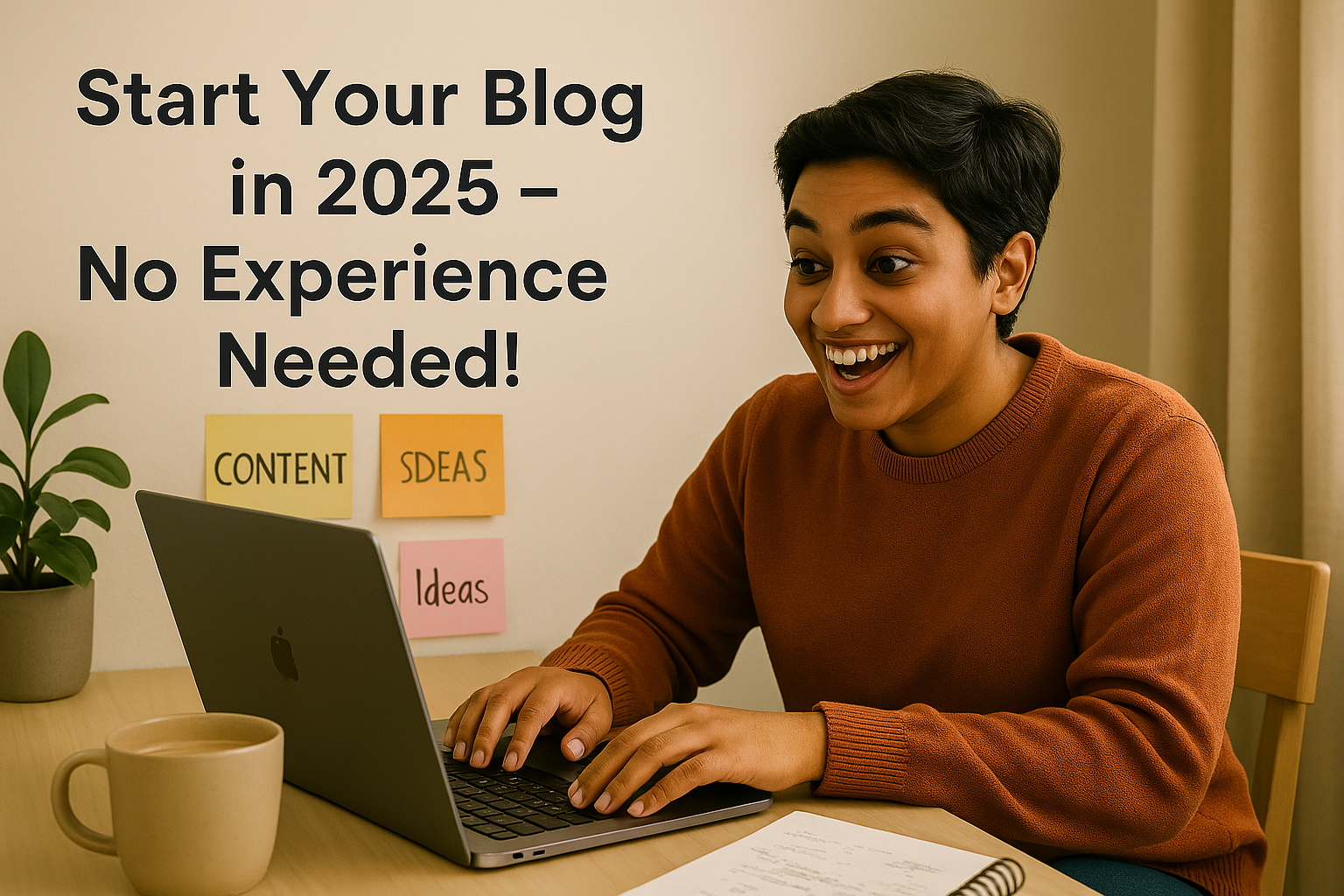 How to Start a Blog in 2025 (No Tech Skills Needed!)