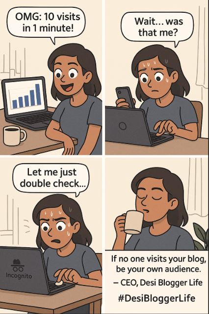 When You Finally Get Traffic… But It’s You Refreshing the Page