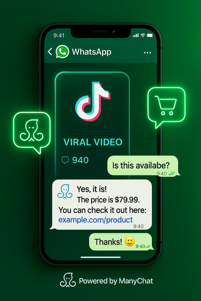 WhatsApp Automation – Engage leads and nurture them into loyal buyers.