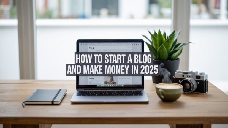 How to Start a Blog and Make Money in 2025 – A Beginner’s Complete Guide