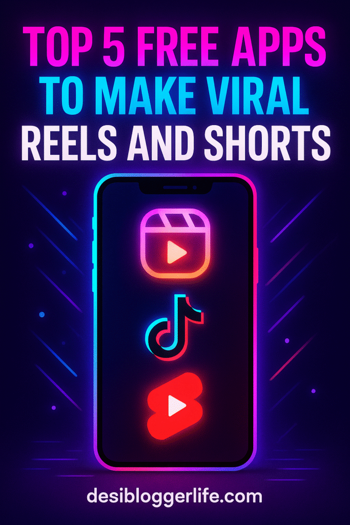 Top 5 Free Apps to Make Viral Reels and Shorts